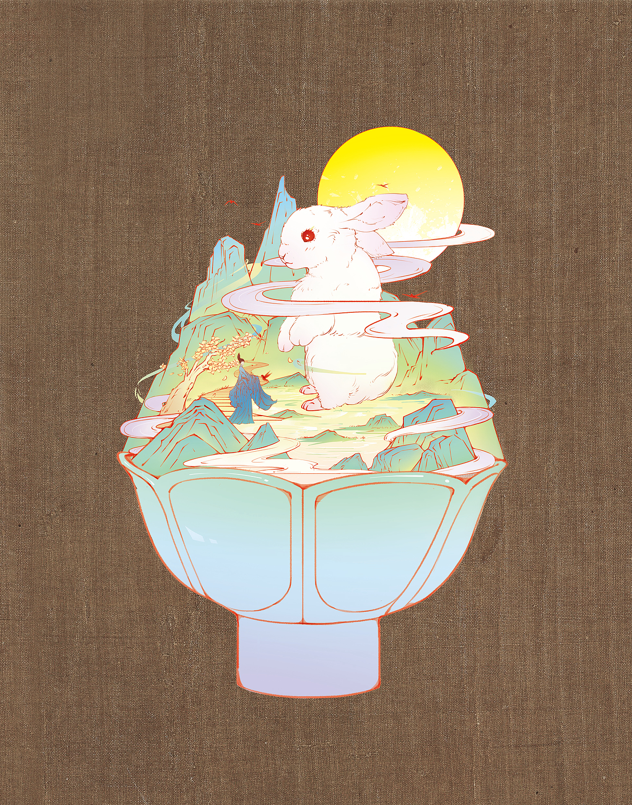 花晨月夕——中秋礼盒（图ZMzIyMjQ4NzA0） - 包装 - 站酷设计师设计匙原创素材 - 站酷ZCOOL