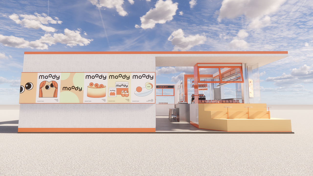 Moody快闪店（图ZMzA3MTU5NDU2） - 建筑/空间 - 站酷设计师张咸菜原创素材 - 站酷ZCOOL