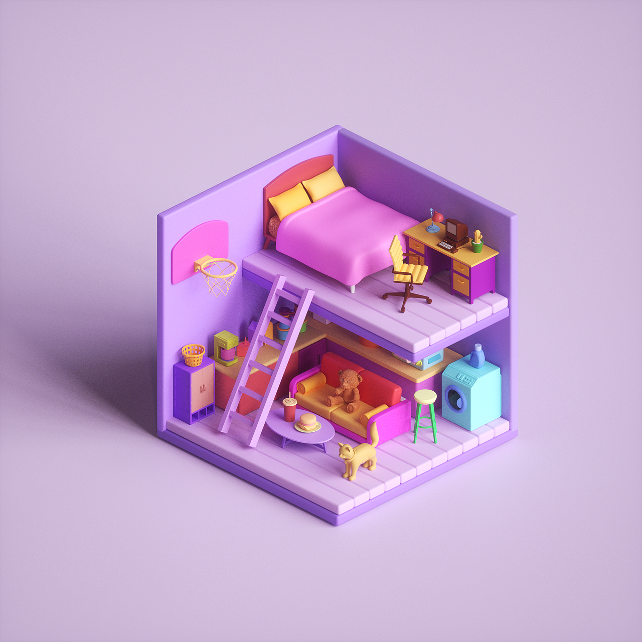 C4D渲染练习（图ZMzQ5NjAzMzMy） - 场景 - 站酷设计师gagayaya原创素材 - 站酷ZCOOL