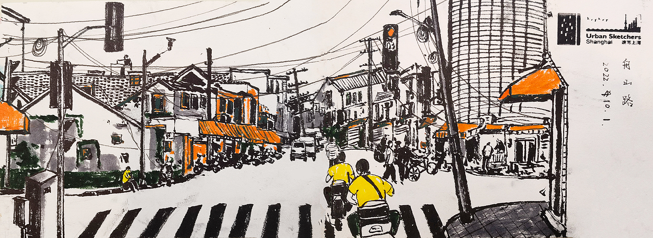 生活速写本——黑与红的碰撞