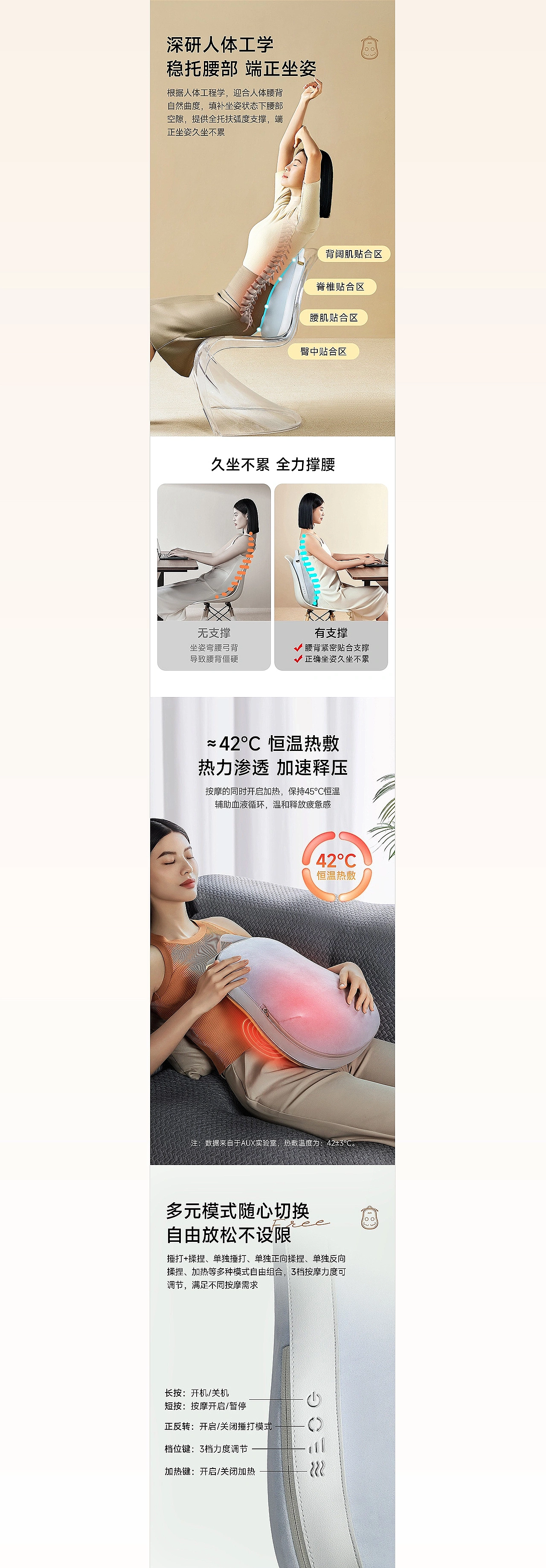 电商详情×2 | 奥克斯按摩枕 & 星曼发热眼罩(图ZMzUzMjYwMTk2) - 电商 - 站酷设计师夢夢酱原创素材 - 站酷ZCOOL