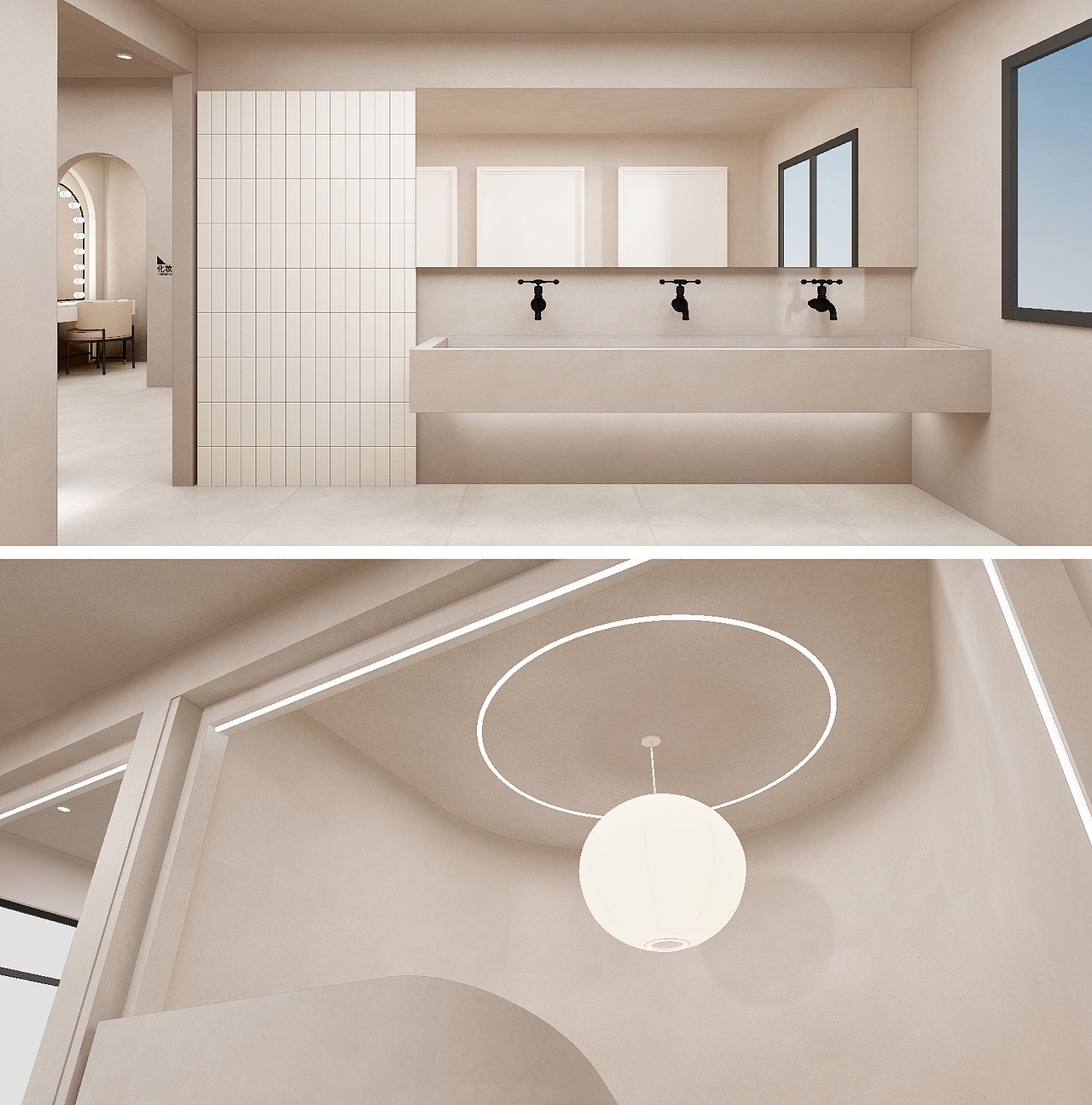 170平儿童摄影装修设计