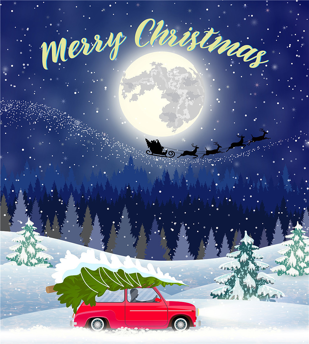 圣诞插图矢量素材