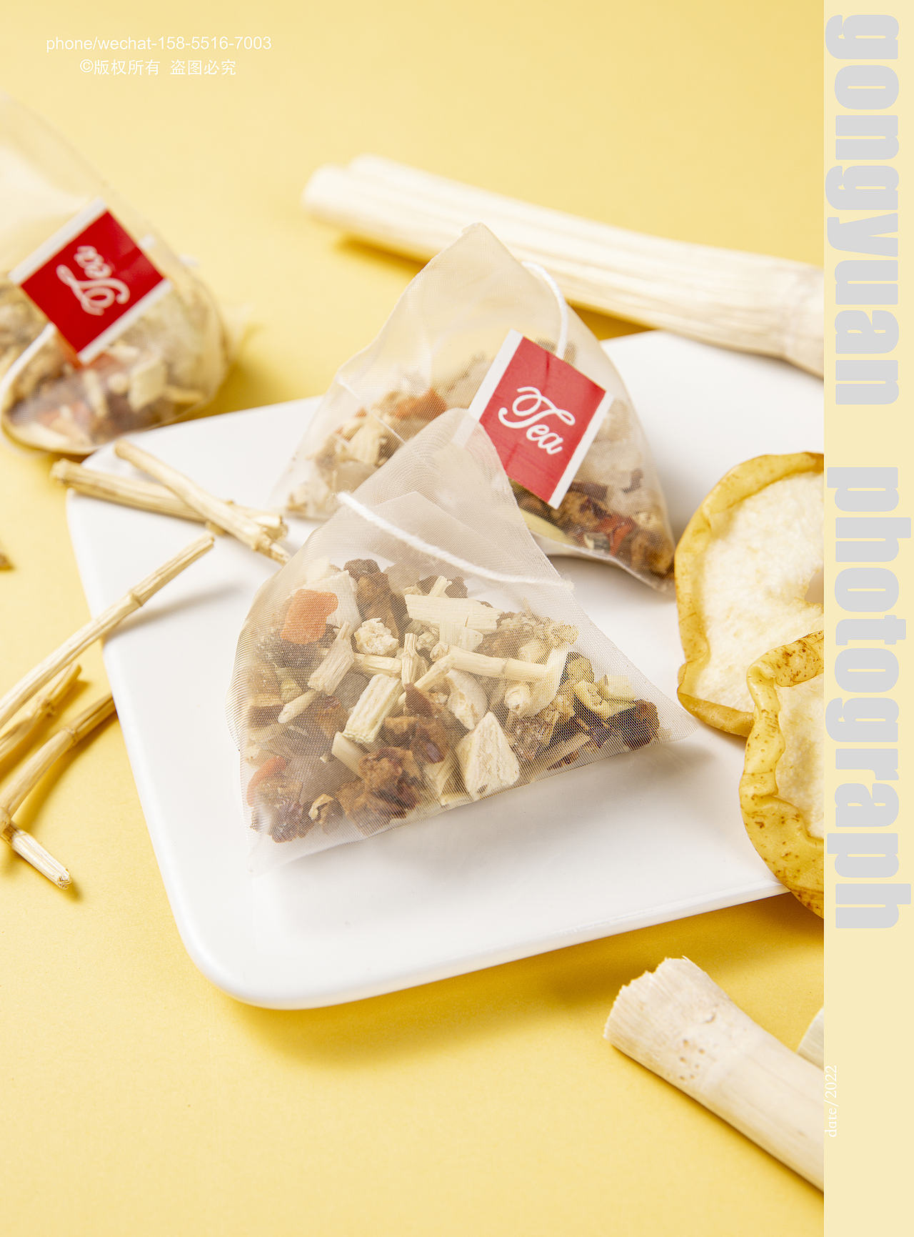 产品拍摄 | 贡苑 & 竹蔗雪梨茅根茶/花草茶（图ZMzMwMjMwNTgw） - 产品摄影 - 站酷设计师尹瀚逸原创素材 - 站酷ZCOOL