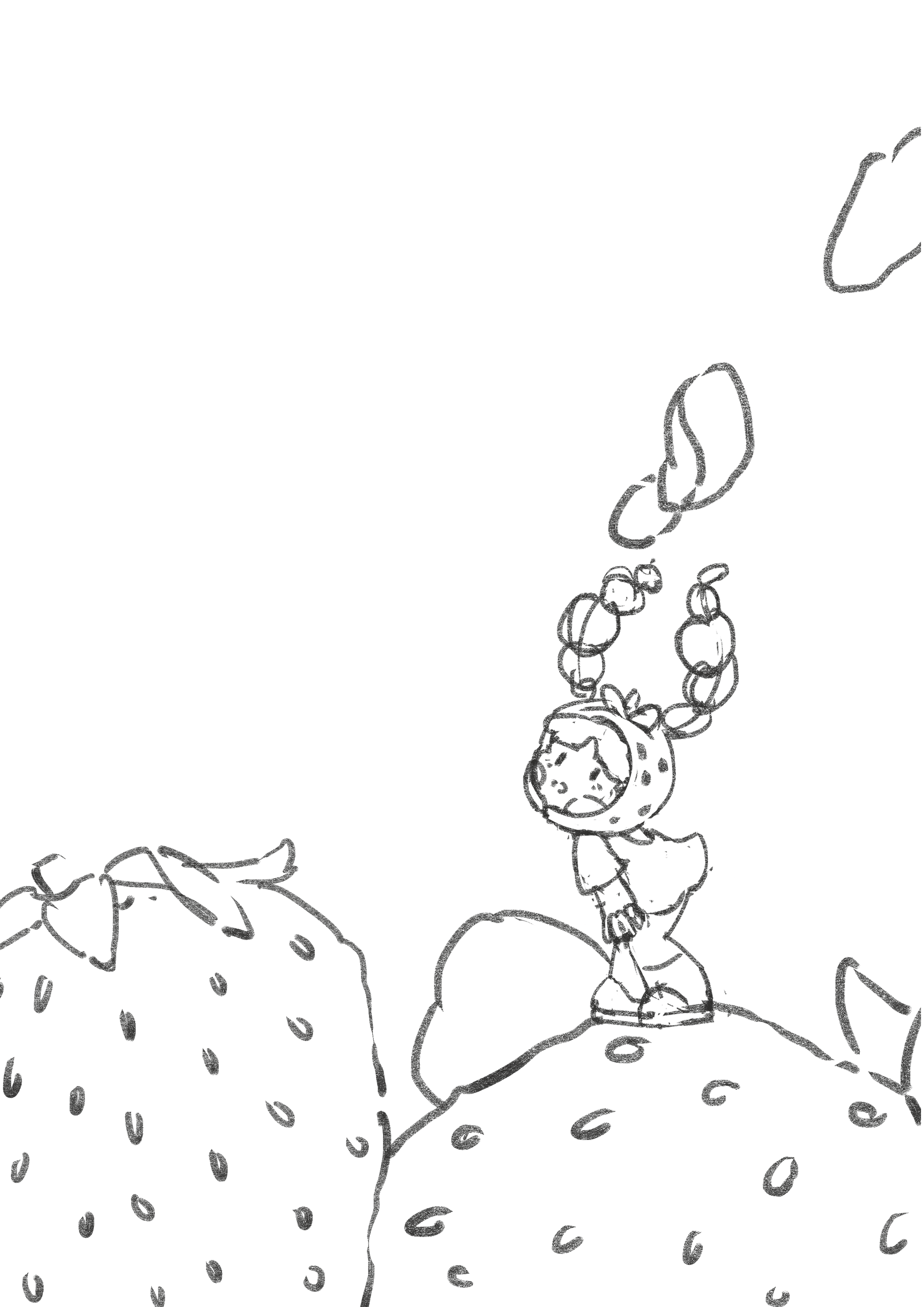 《“莓”烦恼》插画壁纸