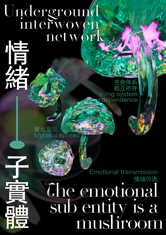 科技感创意设计案例分享——情绪菌落（图ZMzYxMDg5MTk2） - 海报 - 站酷设计师琢木考研中心原创素材 - 站酷ZCOOL