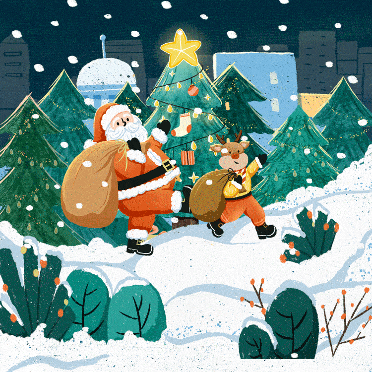 圣诞节插画