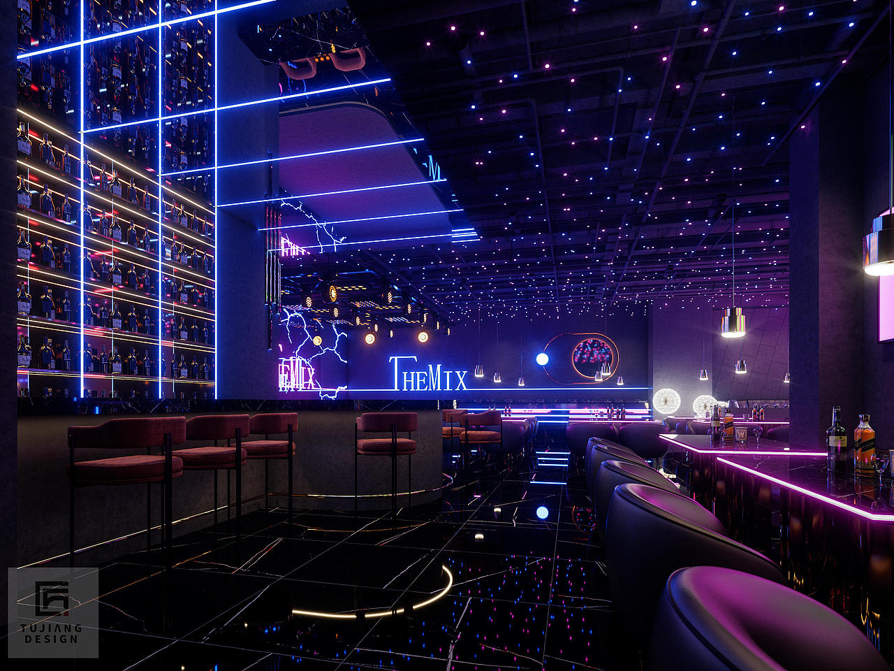做好酒吧装修设计，让你的酒吧更有品味🍺（图ZMzQ2MDgyMjA0） - 商业空间设计 - 站酷设计师孟君爱设计原创素材 - 站酷ZCOOL