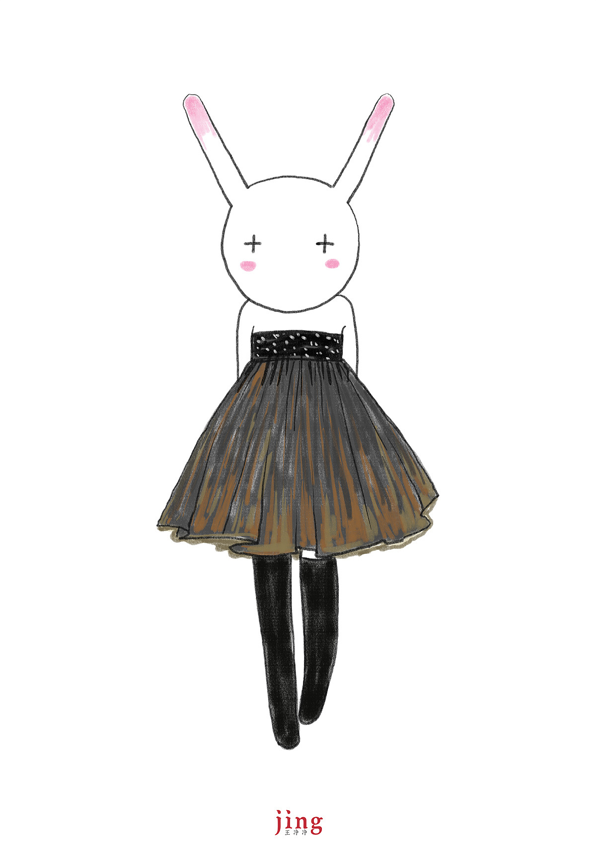 兔年插画-68幅艾玩兔服饰设计时尚插画（图ZMzExNTE5NDk2） - 创作习作 - 站酷设计师画儿晴天原创素材 - 站酷ZCOOL