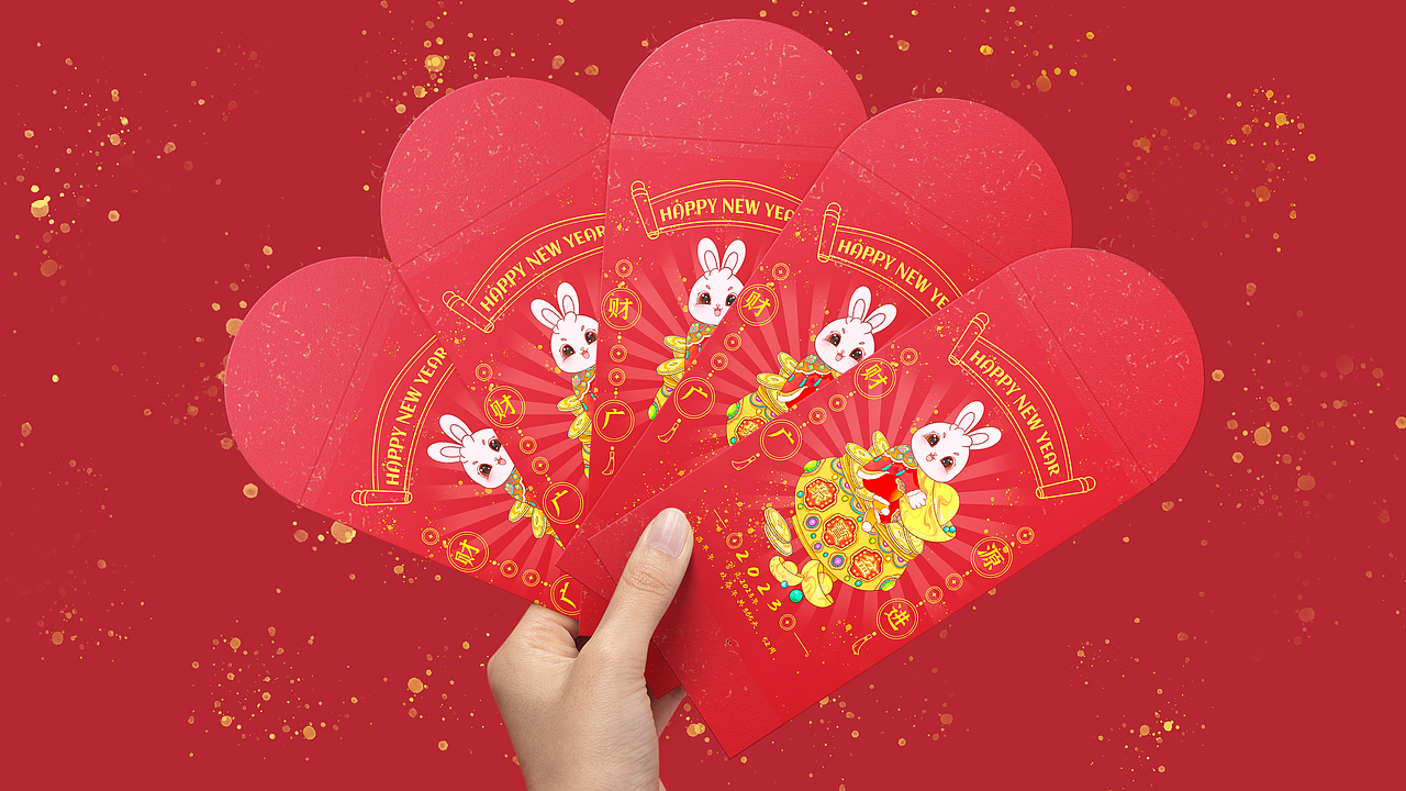 兔年春节系列（图ZMzI0NzIyOTky） - 商业插画 - 站酷设计师红豆LN原创素材 - 站酷ZCOOL