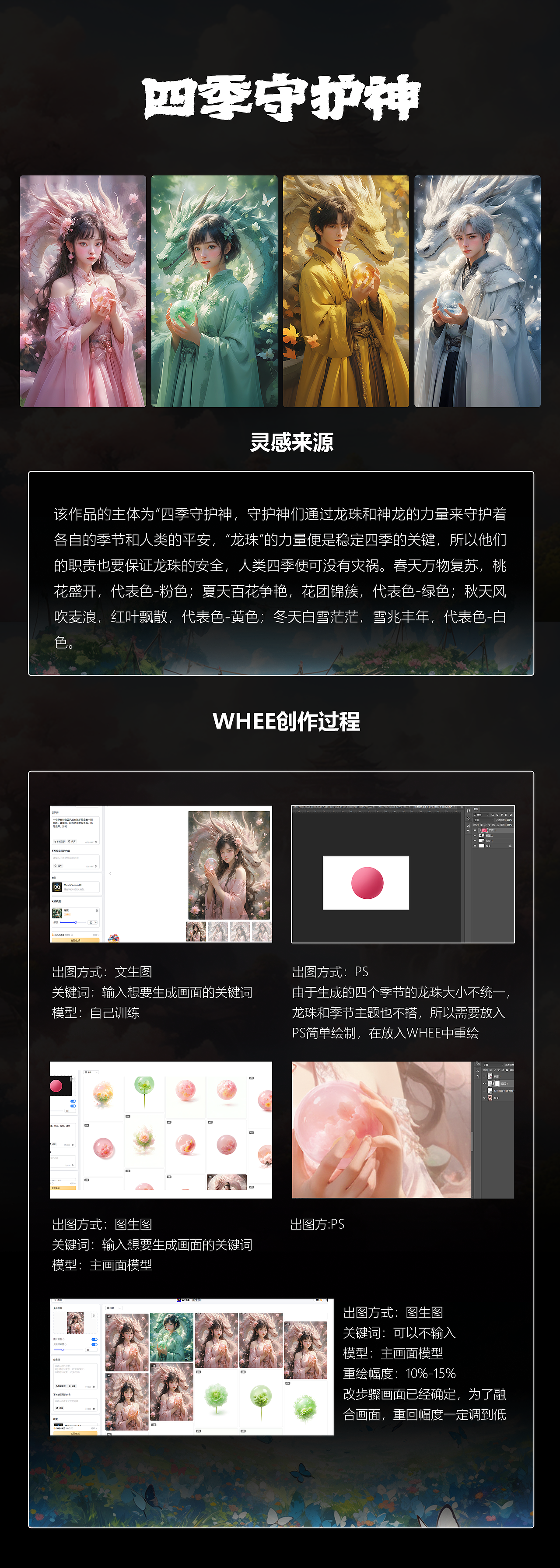 四季守护神（图ZMzU5NjI3OTQ0） - AI作品 - 站酷设计师波菜herry原创素材 - 站酷ZCOOL