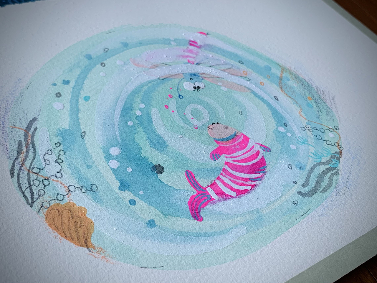 《小号童诗·动物园》插画创作