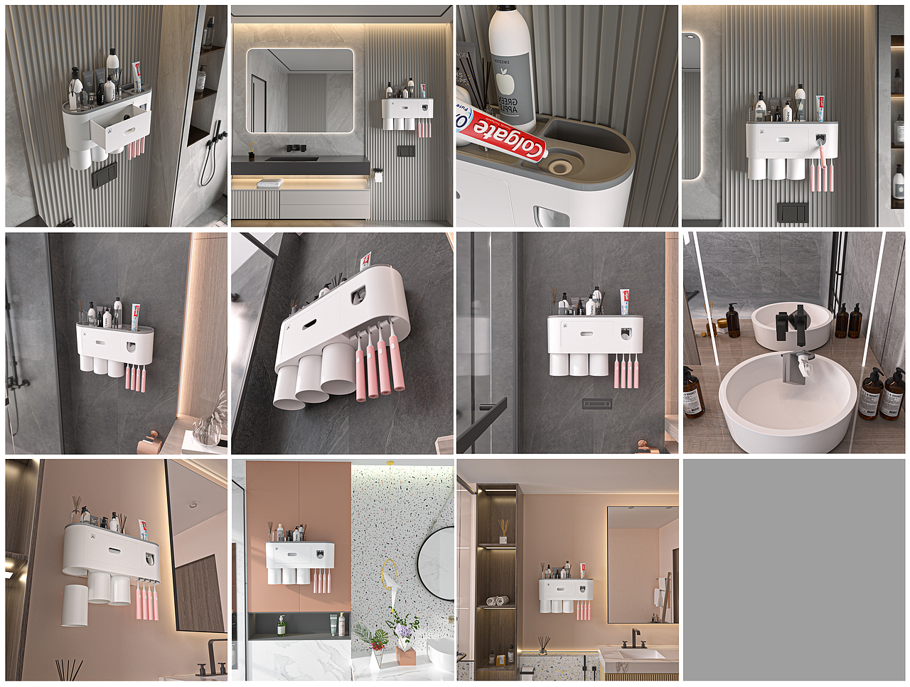 牙刷架渲染【合作】