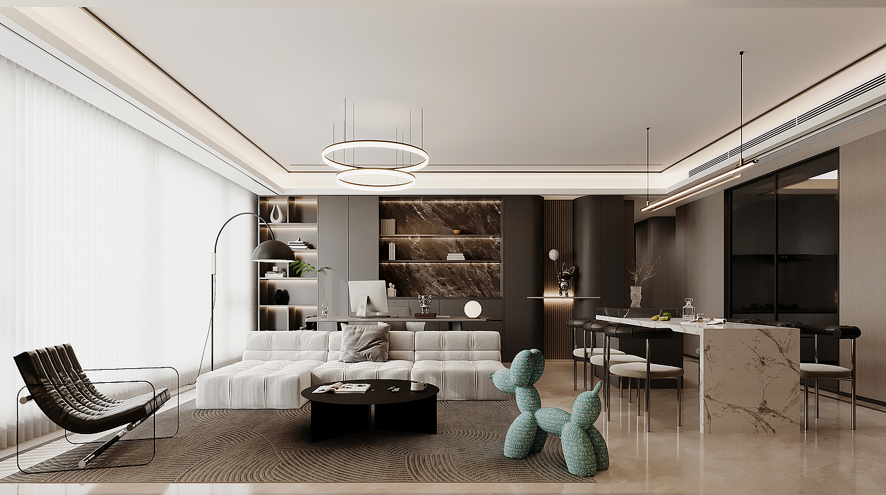 现代轻奢渲染（图ZMzU2OTIyMDI0） - 家装设计 - 站酷设计师柳州陈小龙原创素材 - 站酷ZCOOL
