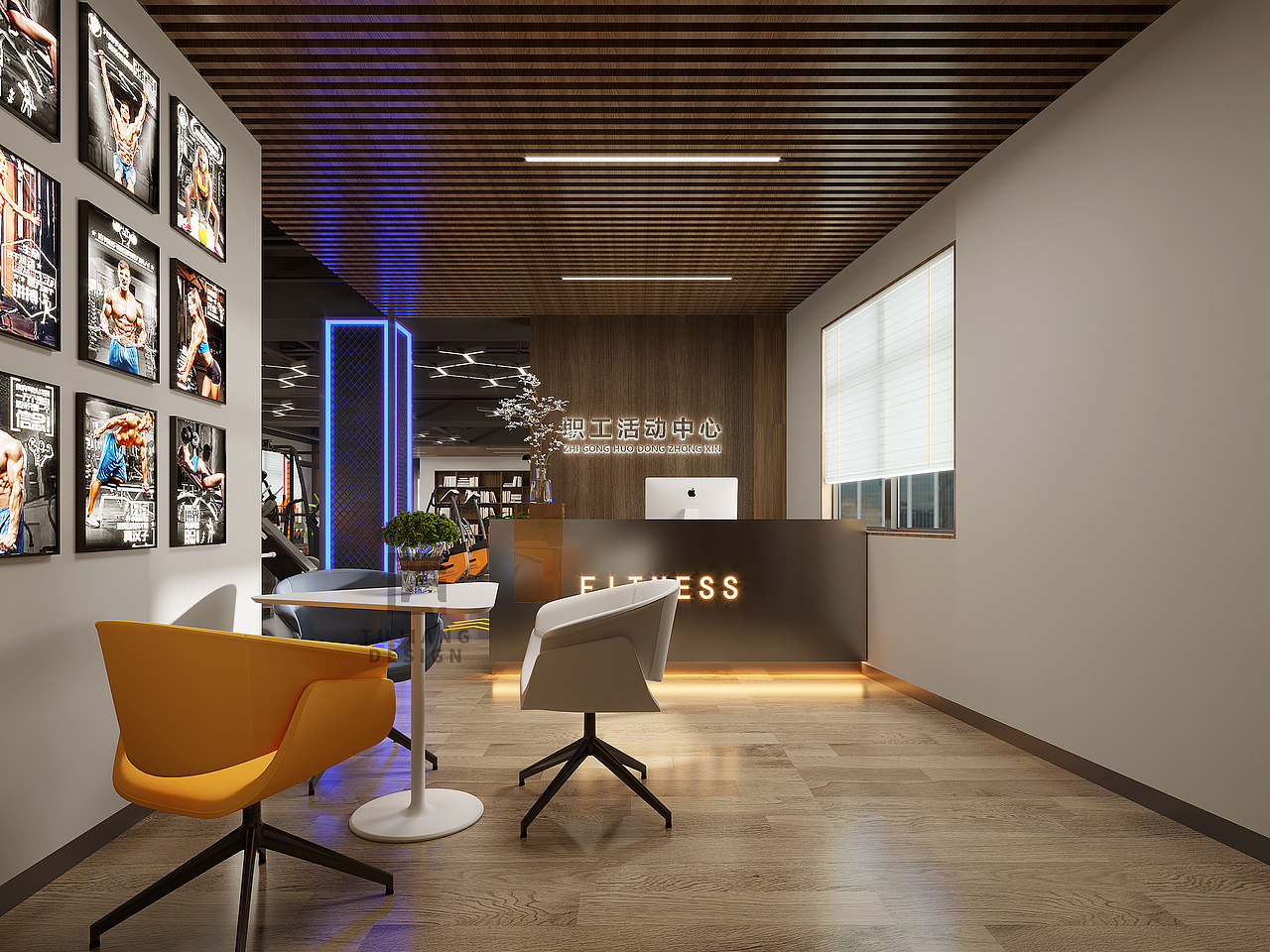 现在健身房流行这样设计!