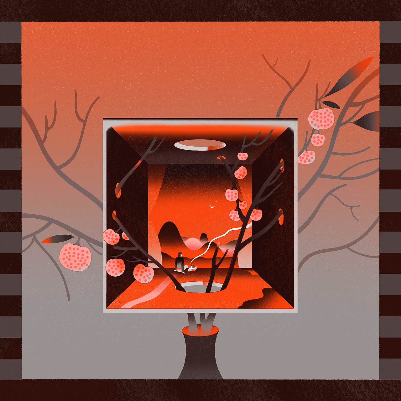 六月记录（图ZMzA3NDk3MjY4） - 艺术插画 - 站酷设计师禾稻原创素材 - 站酷ZCOOL