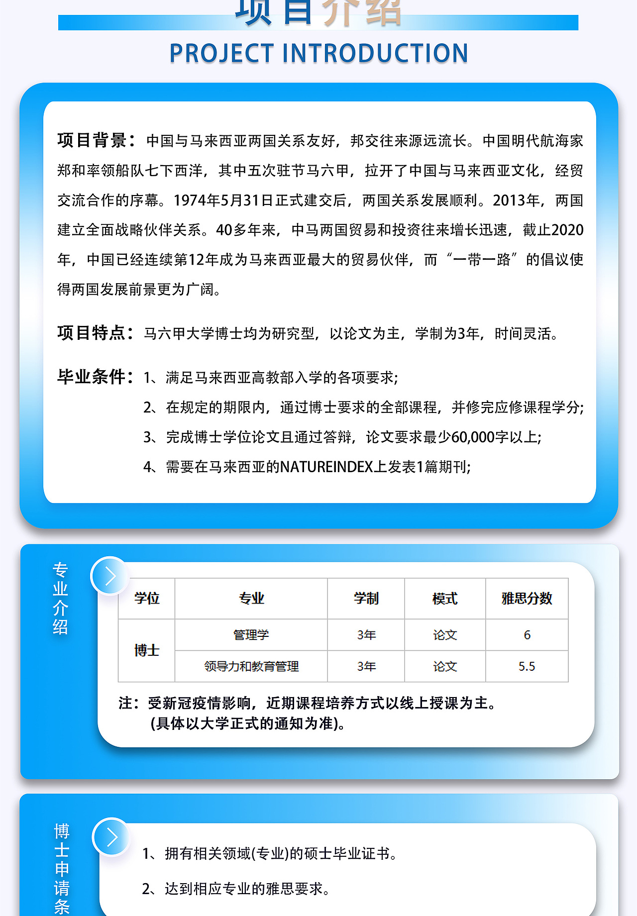2022年公司企业商务清新风格大气宣传课程介绍项目海报