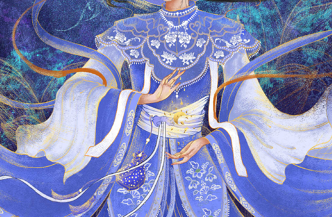 《山海经-太阴君》-原创插画(图ZMzA3NDIyNzA0) - 商业插画 - 站酷设计师暴躁的插画师原创素材 - 站酷ZCOOL