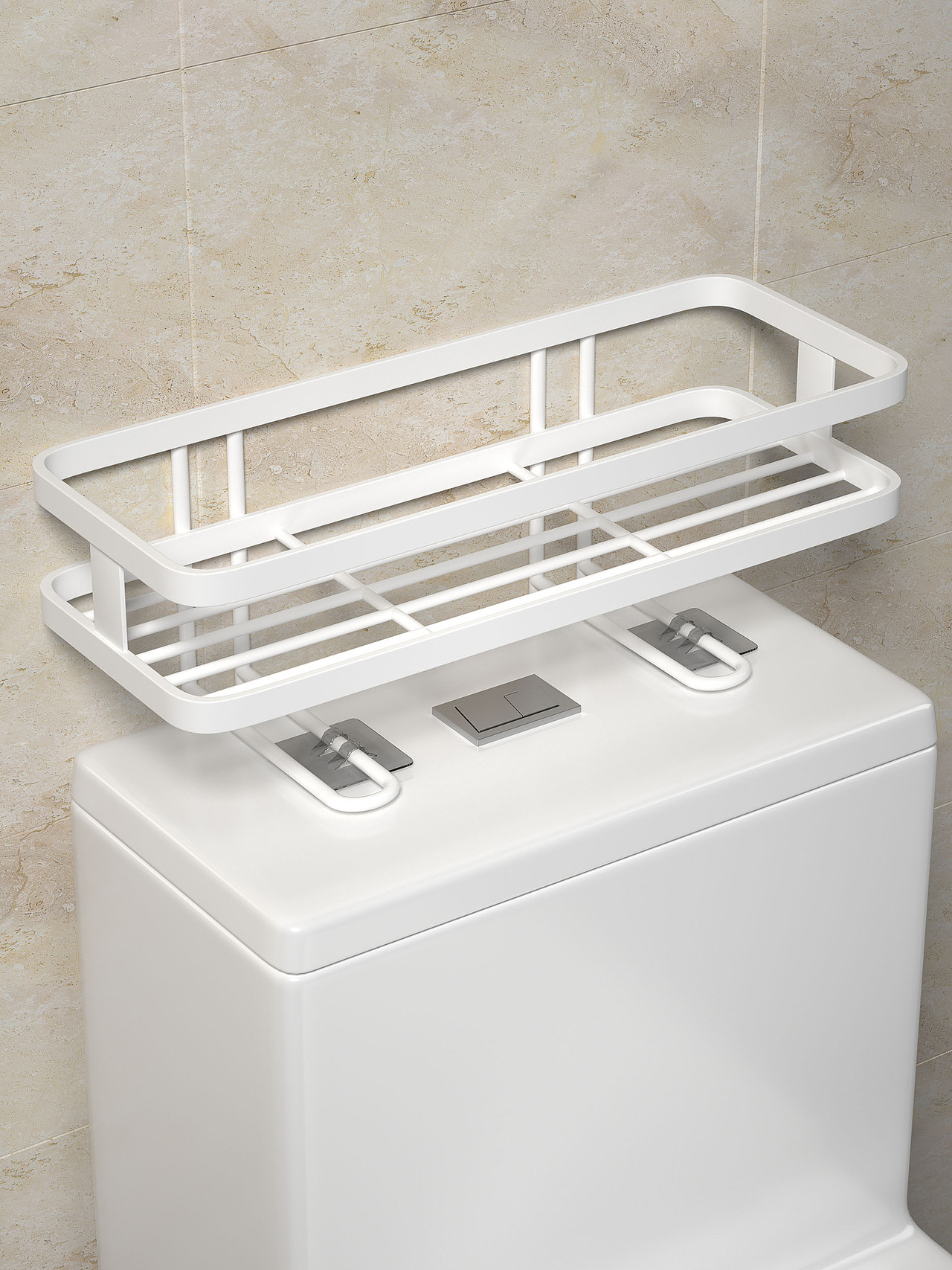 C4D产品建模渲染-马桶置物架