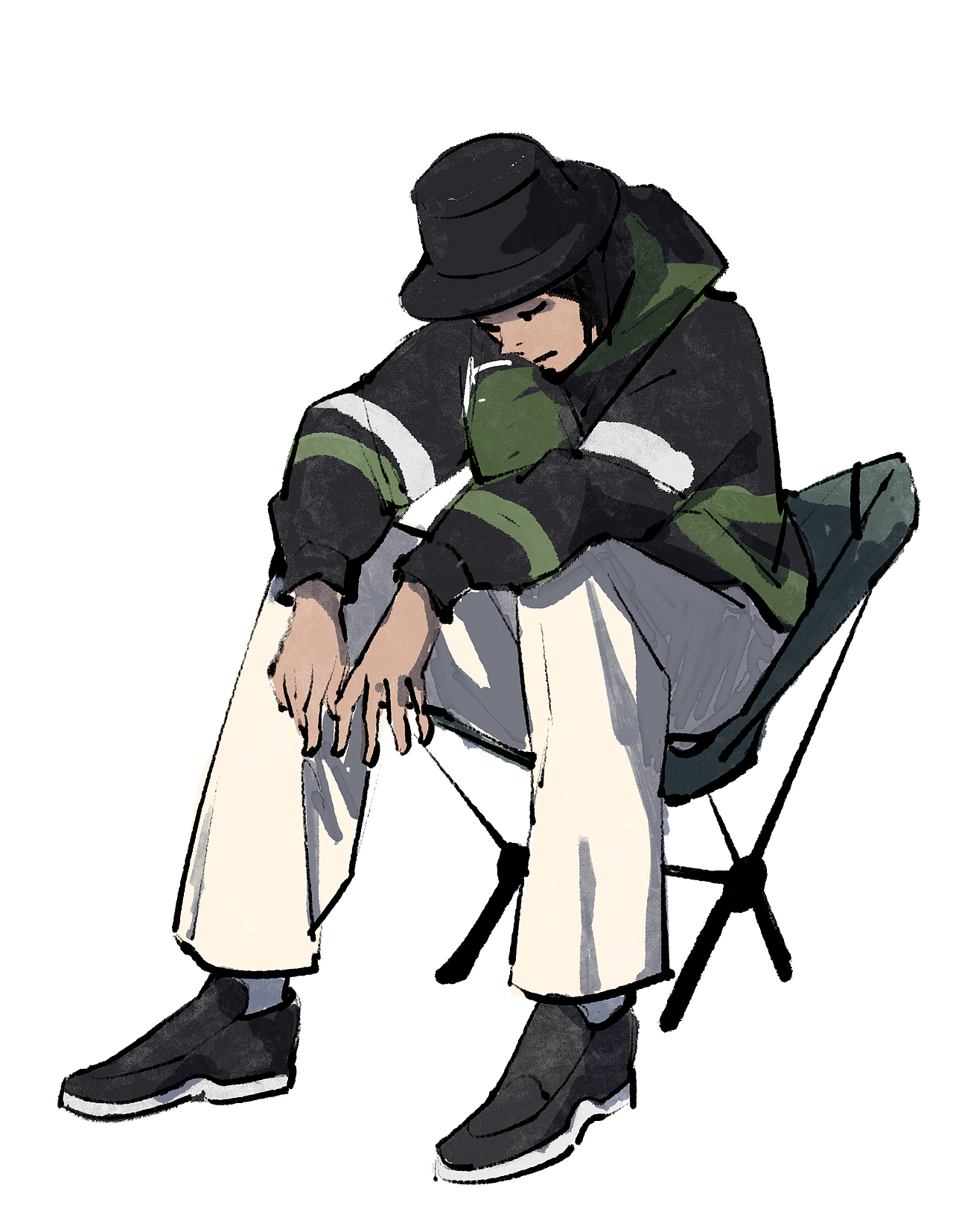 【人物隔日涂】26-50（图ZMjk5NzkwMjg0） - 创作习作 - 站酷设计师黑羊呀原创素材 - 站酷ZCOOL