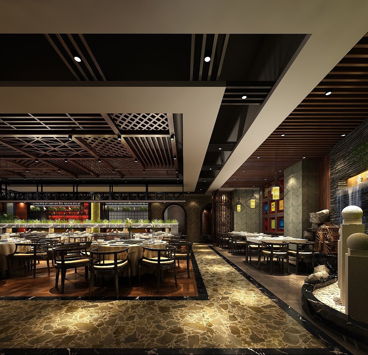 餐厅室内效果图