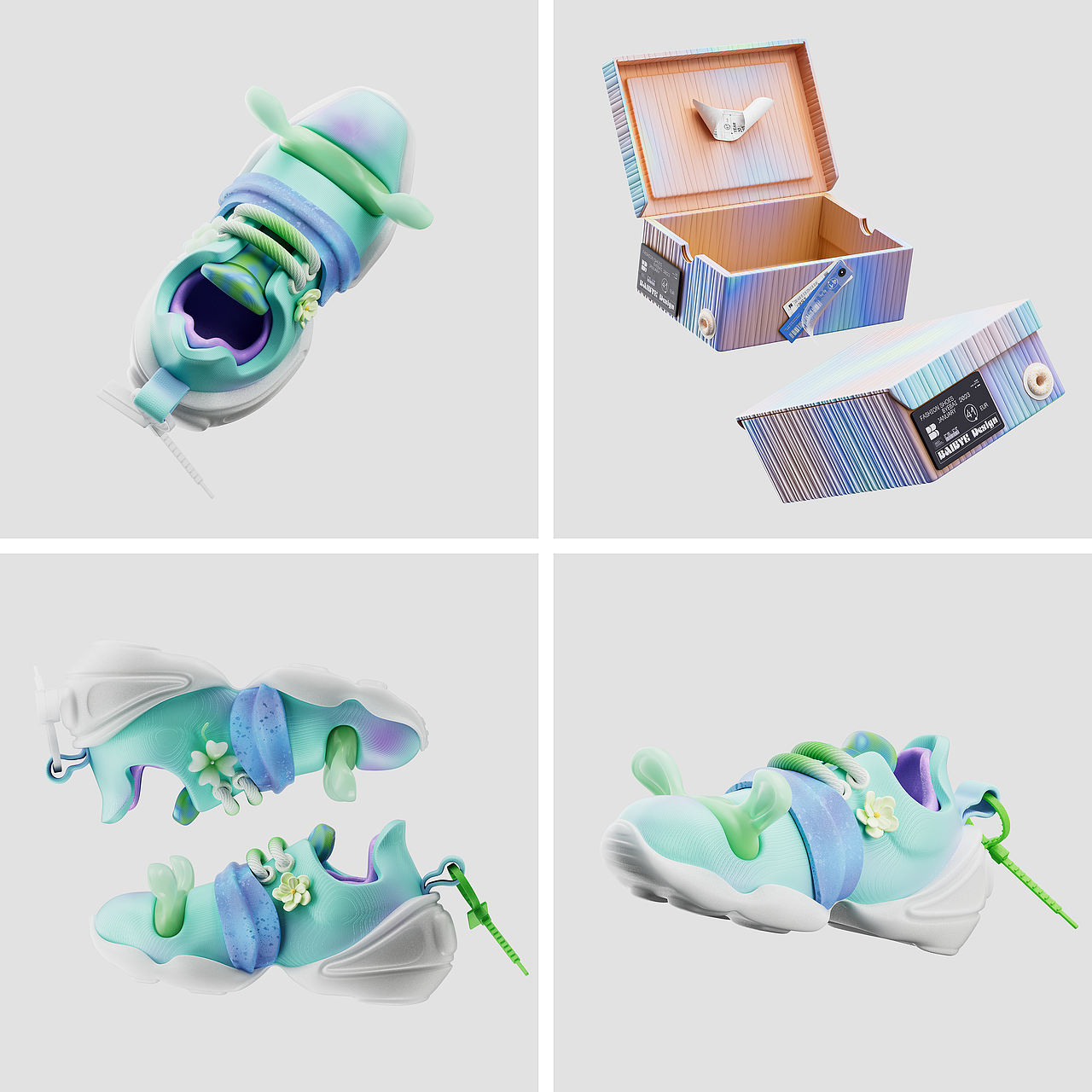 【青履】 | Young shoes（图ZMzI5OTI1NjU2） - 其他三维 - 站酷设计师柏白BYEBAI原创素材 - 站酷ZCOOL