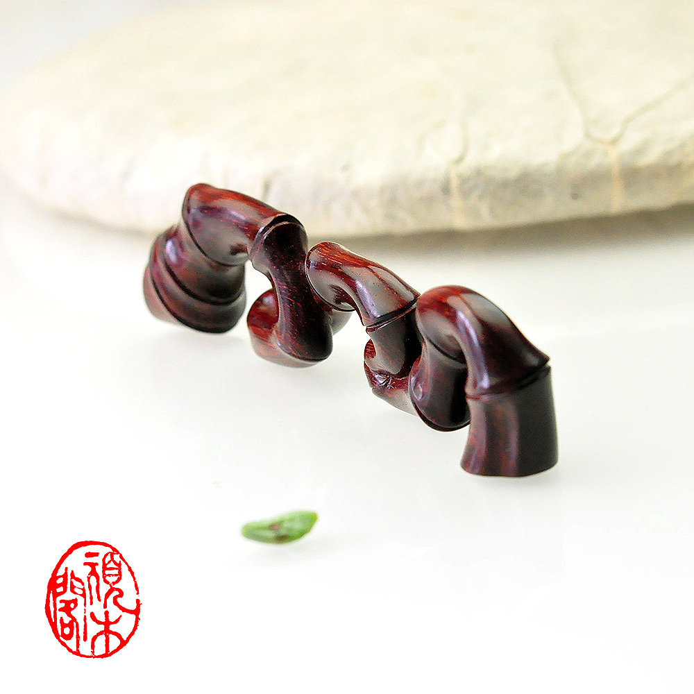 顽木作品《紫檀竹节笔架》（图ZMzQyODY4MDQw） - 其他手工艺 - 站酷设计师顽木阁原创素材 - 站酷ZCOOL