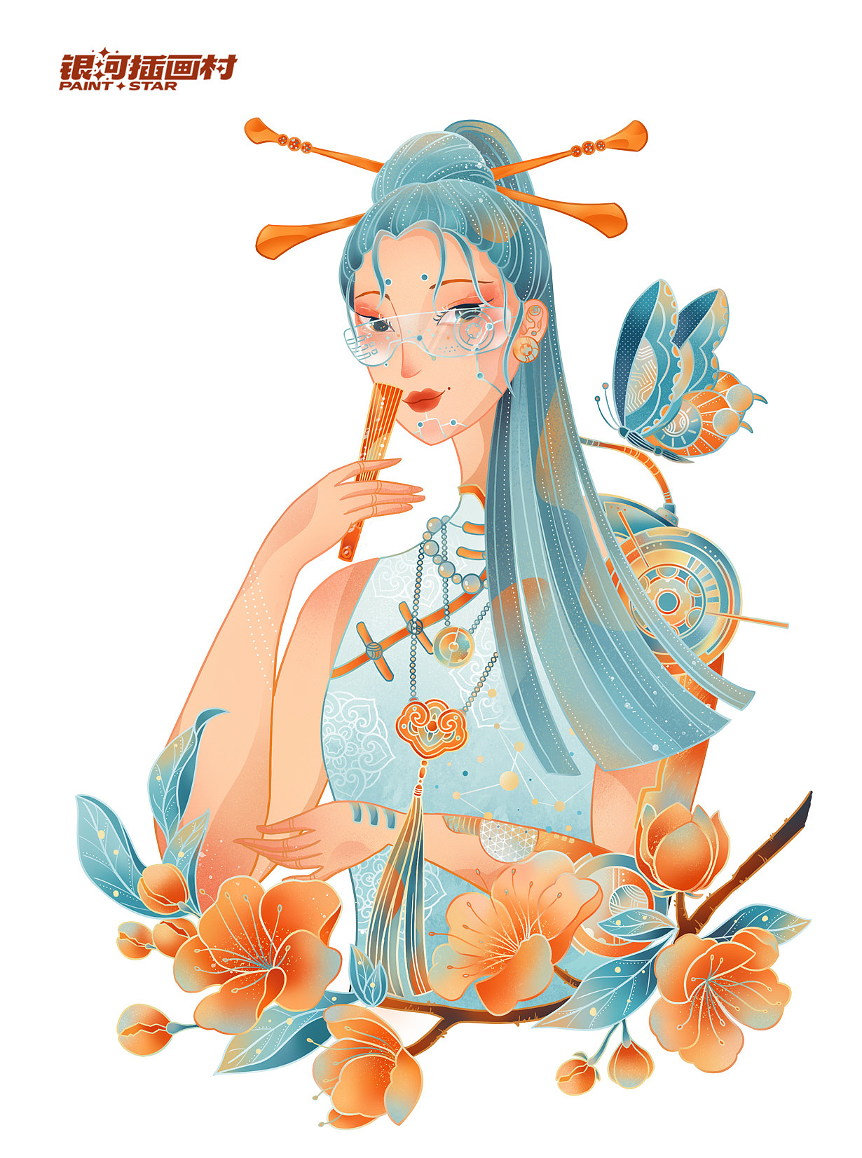 【国风线性插画】近期国潮插画小结