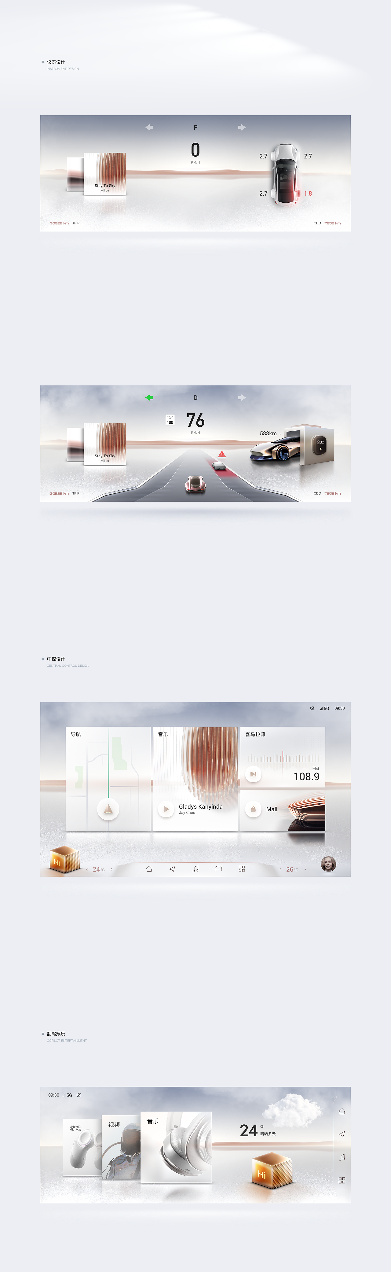HMI主题 —— 清晨·夕阳（图ZMzMwOTM3Njky） - 软件界面 - 站酷设计师大感觉创意设计原创素材 - 站酷ZCOOL