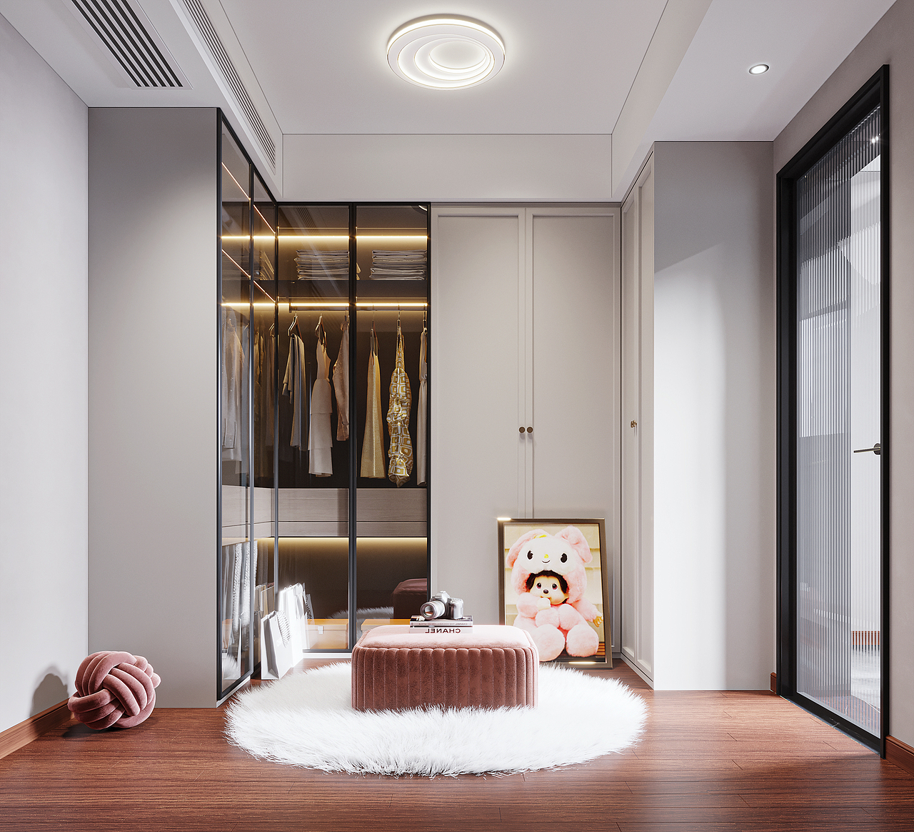 现代—轻奢客餐厅效果图