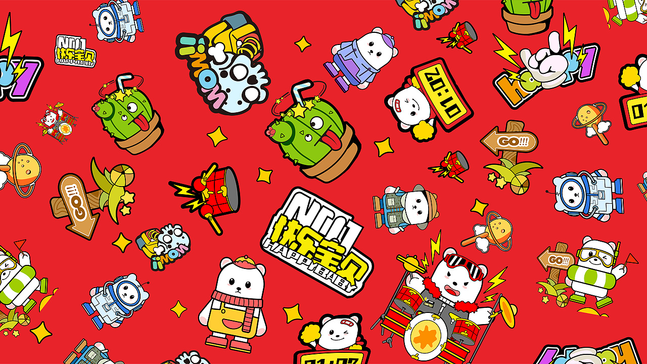 小熊IP设计（图ZMzY2NDczMTQw） - IP形象 - 站酷设计师设计店铺原创素材 - 站酷ZCOOL