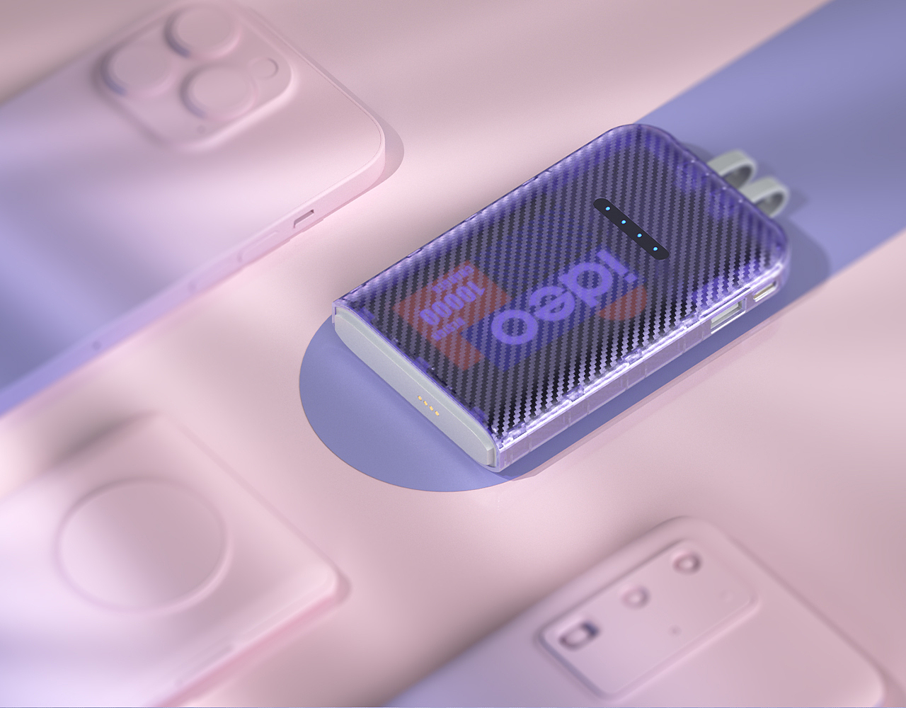 产品渲染_碳纤维纹理充电宝（图ZMzQ4NDc0Mjgw） - 产品 - 站酷设计师无为之道原创素材 - 站酷ZCOOL