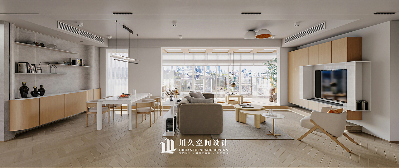 现代住宅 原木风（图ZMzQ1MzUxNDMy） - 家装设计 - 站酷设计师海森威原创素材 - 站酷ZCOOL