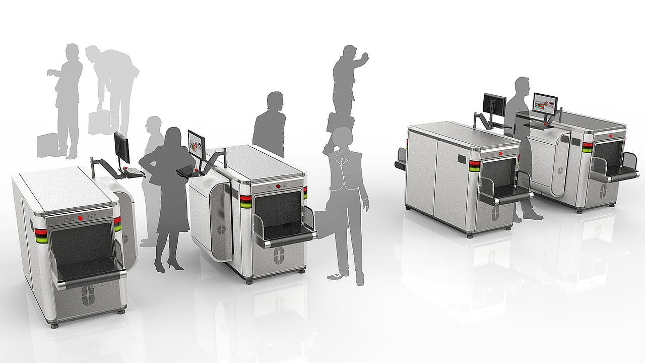 同方威视安检仪设计