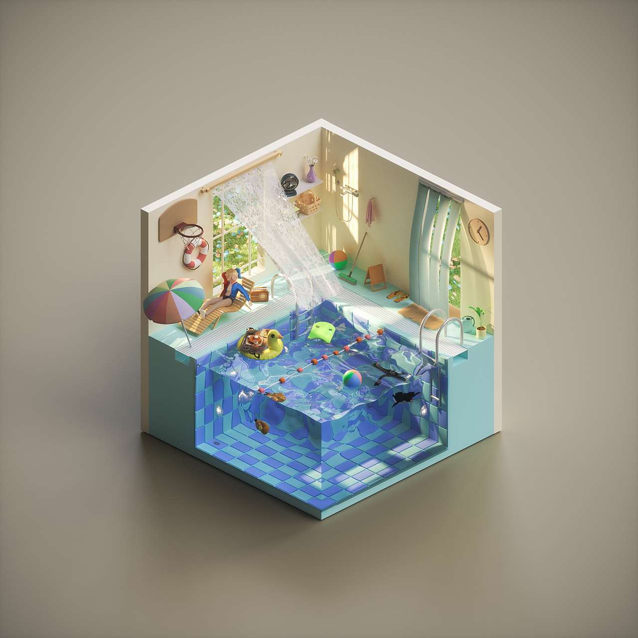 OC第二十一期学员作品——NiaoNiao的C4D课堂(上)