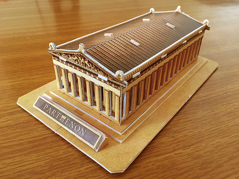 希腊帕特农神庙_立体拼图设计（图ZMzEzNjgyMjc2） - 玩具 - 站酷设计师麒麟独立工作室原创素材 - 站酷ZCOOL