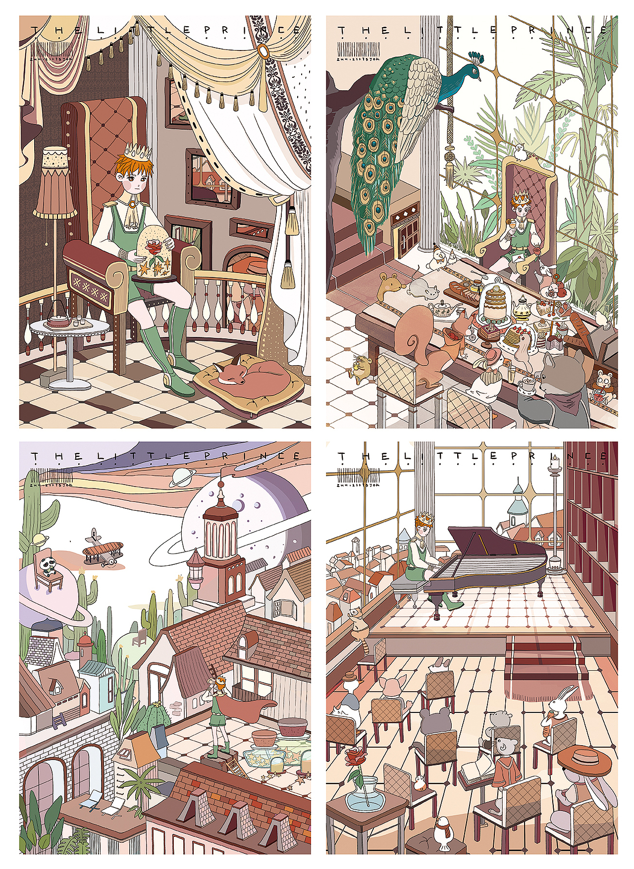 四张系列封面合集（图ZMzMzOTA3MTcy） - 商业插画 - 站酷设计师Crand原创素材 - 站酷ZCOOL