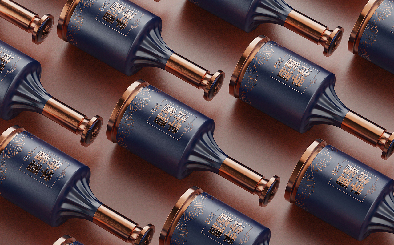 诗学酱酒,1919系列酒瓶设计