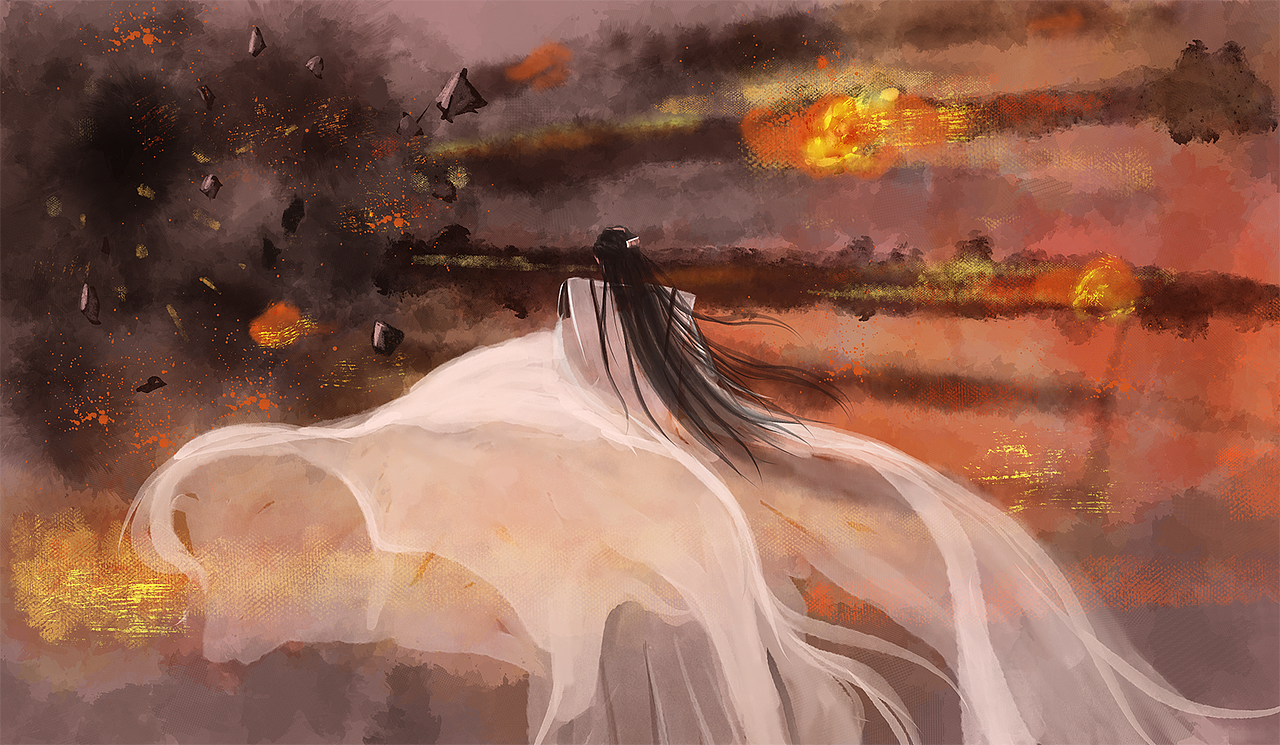 壁纸插画 影视插画 （与凤行）（图ZMzY2Mjk0OTAw） - 商业插画 - 站酷设计师菲fay113原创素材 - 站酷ZCOOL
