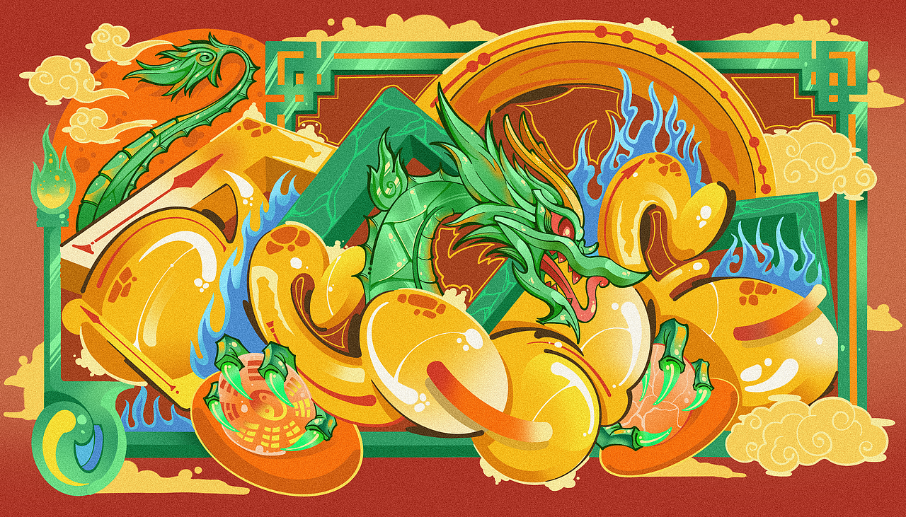 2023 | 虽迟但到(图ZMzYyOTQxNjA0) - 新锐潮流插画 - 站酷设计师JC丨ONE原创素材 - 站酷ZCOOL