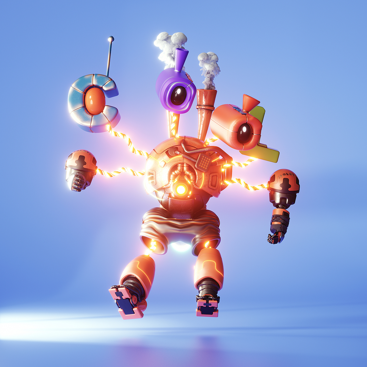 《COOL EYE ROBOT》酷眼机器人（图ZMzI1MTMyMjY4） - 人物/生物 - 站酷设计师某童鞋原创素材 - 站酷ZCOOL