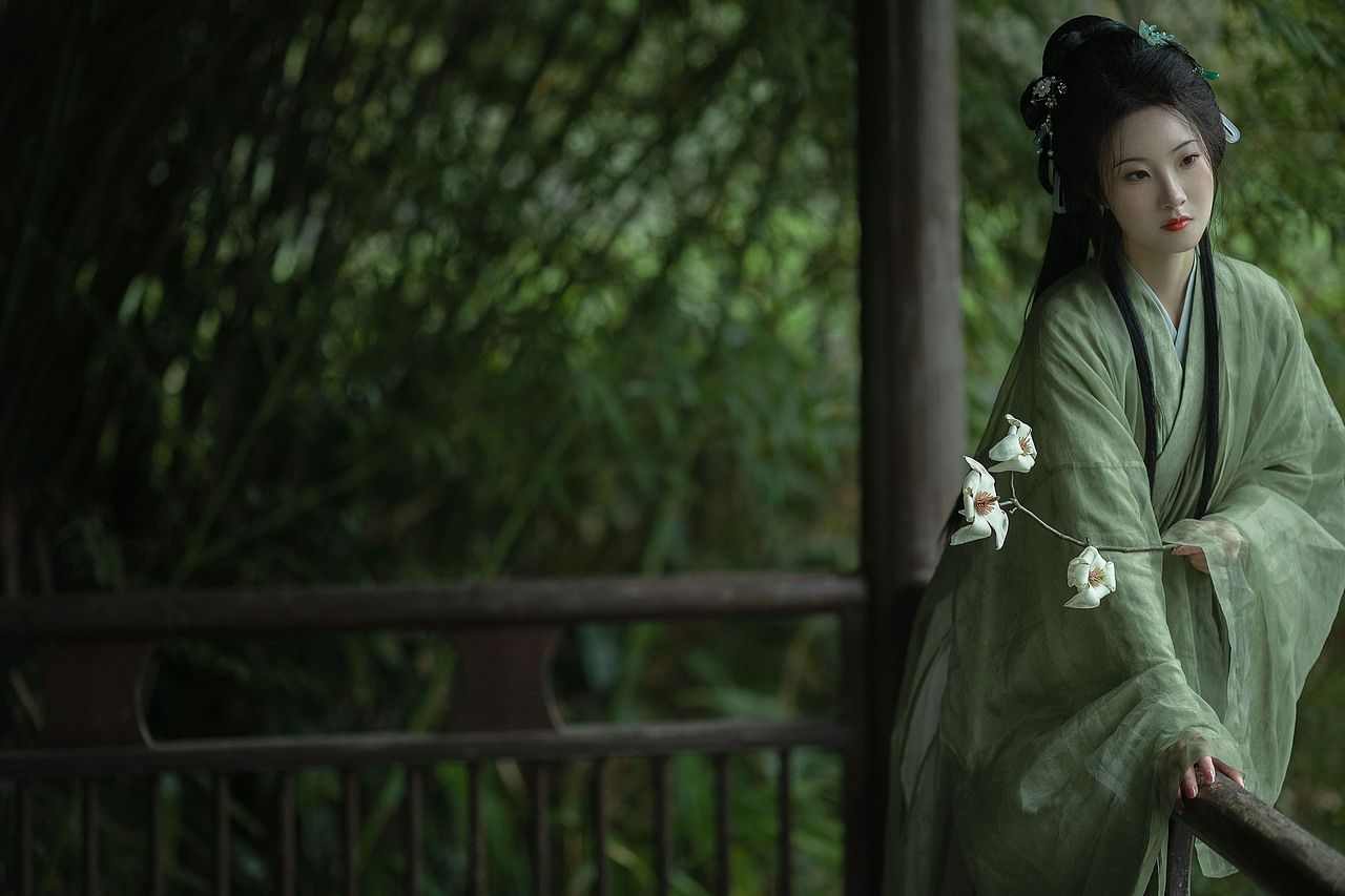 绿意晓声浓（图ZMzQyMTEyNzUy） - 人像摄影 - 站酷设计师若寒Rock原创素材 - 站酷ZCOOL