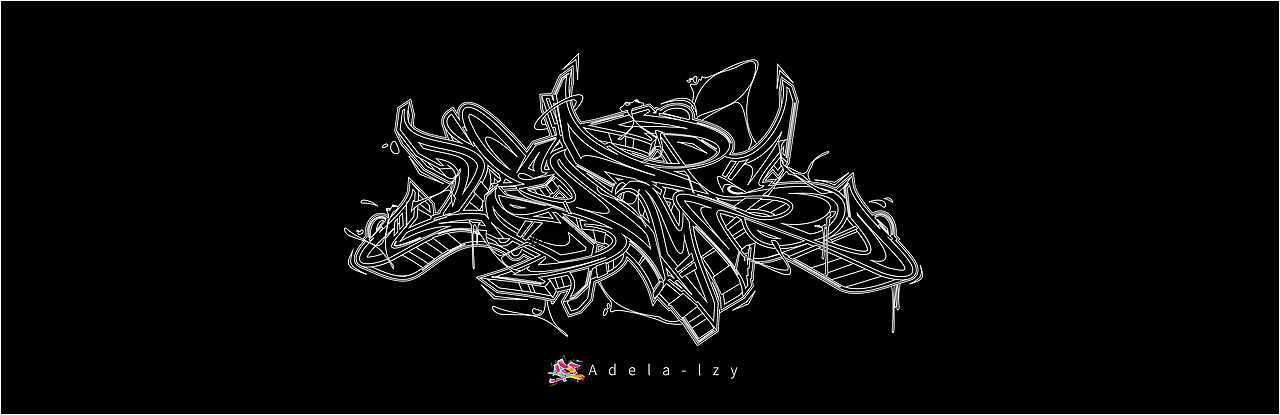 涂鸦艺术字体设计