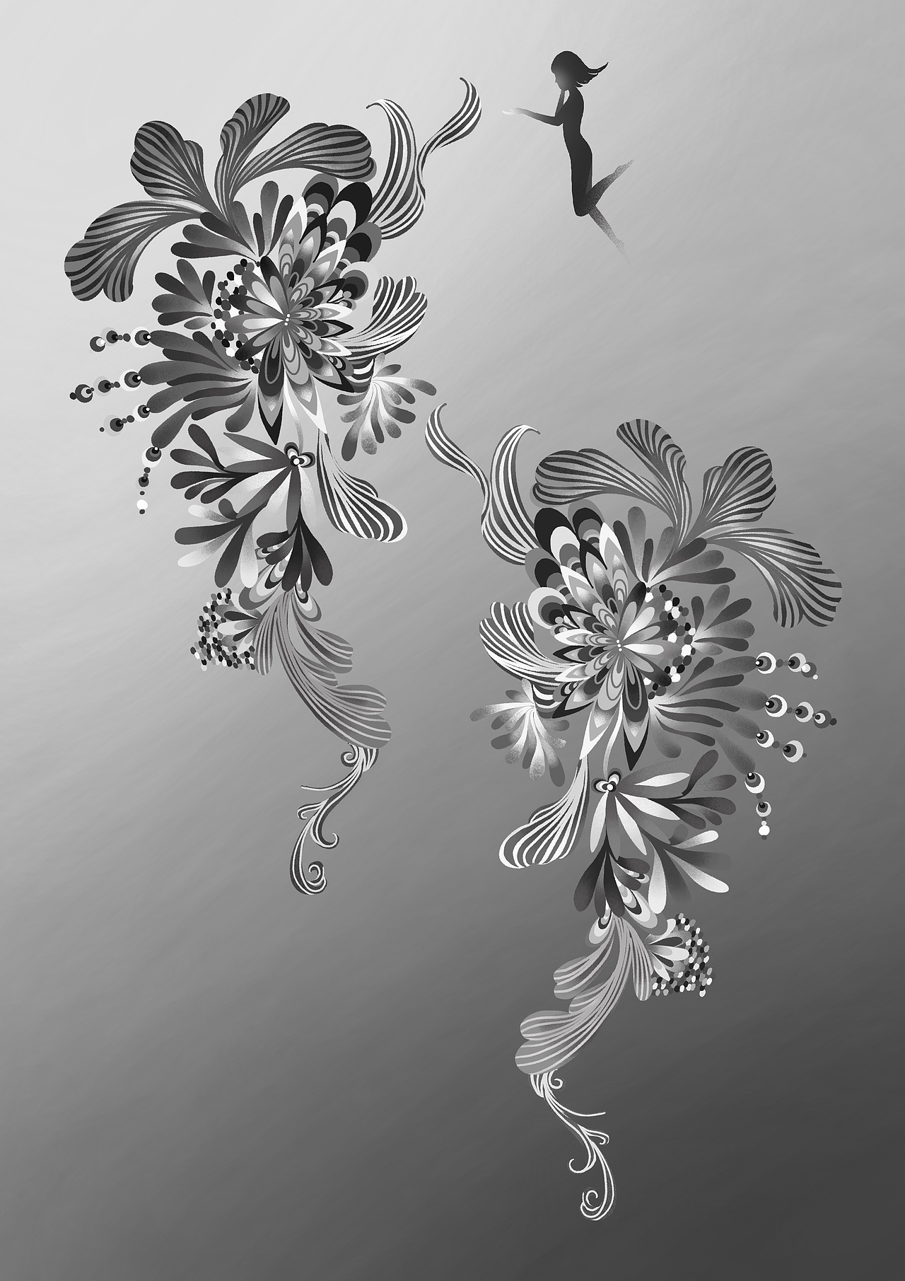 国风首饰的色彩尝试