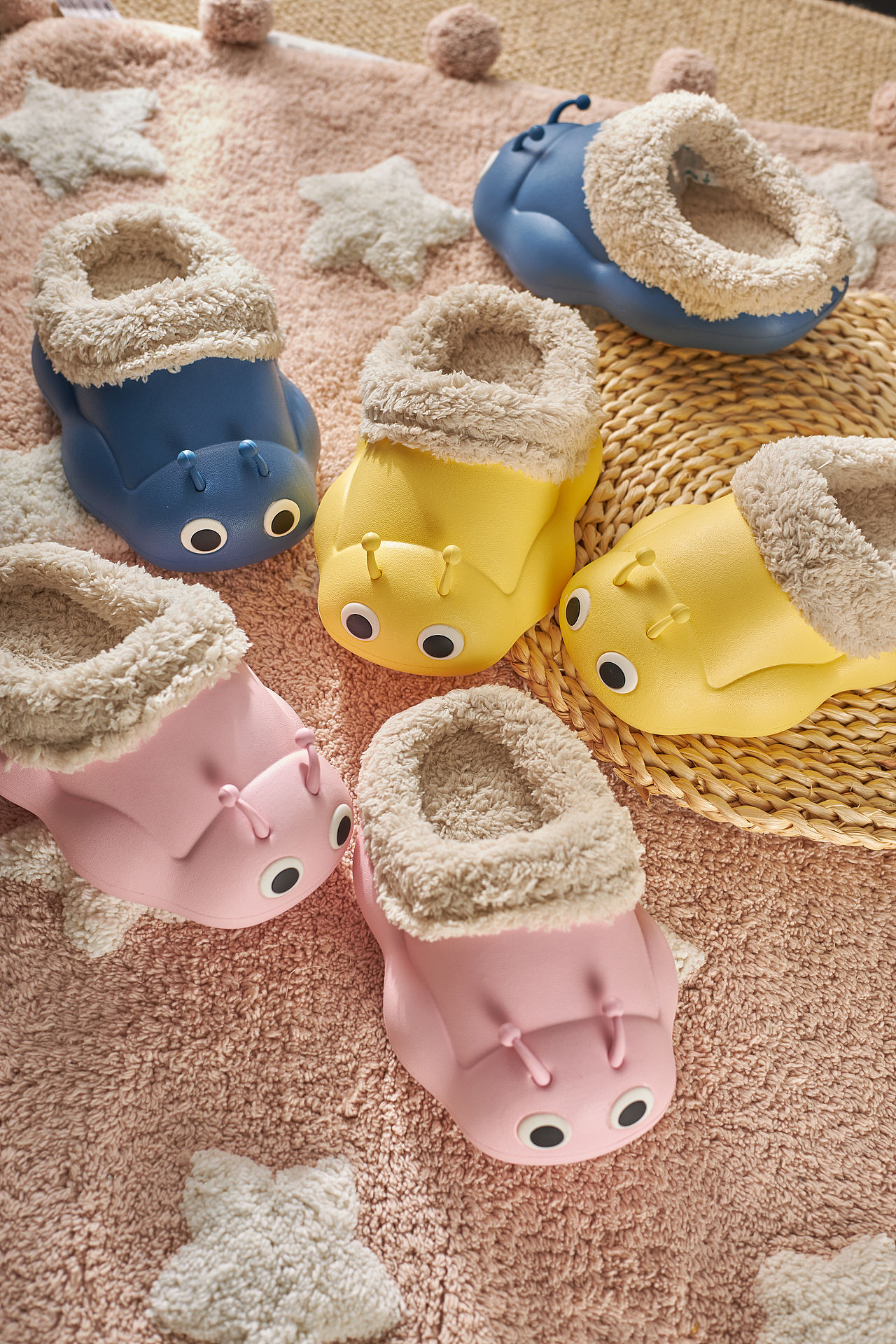 鞋子摄影丨儿童居家拖鞋拍摄X保暖鞋棉拖幸福玛丽