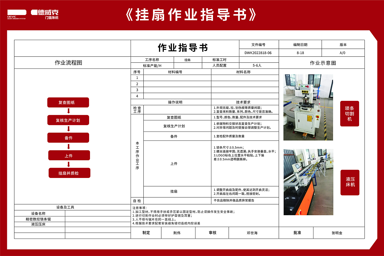 工厂作业指导书