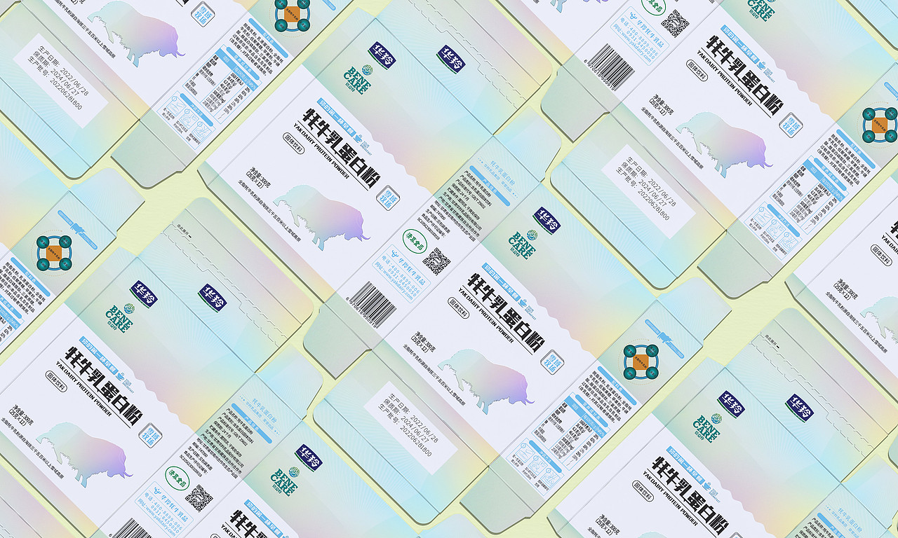 华羚×后潮｜牦牛乳蛋白粉奶粉包装设计（图ZMzEwNzYyMTU2） - 包装 - 站酷设计师后潮品牌设计原创素材 - 站酷ZCOOL