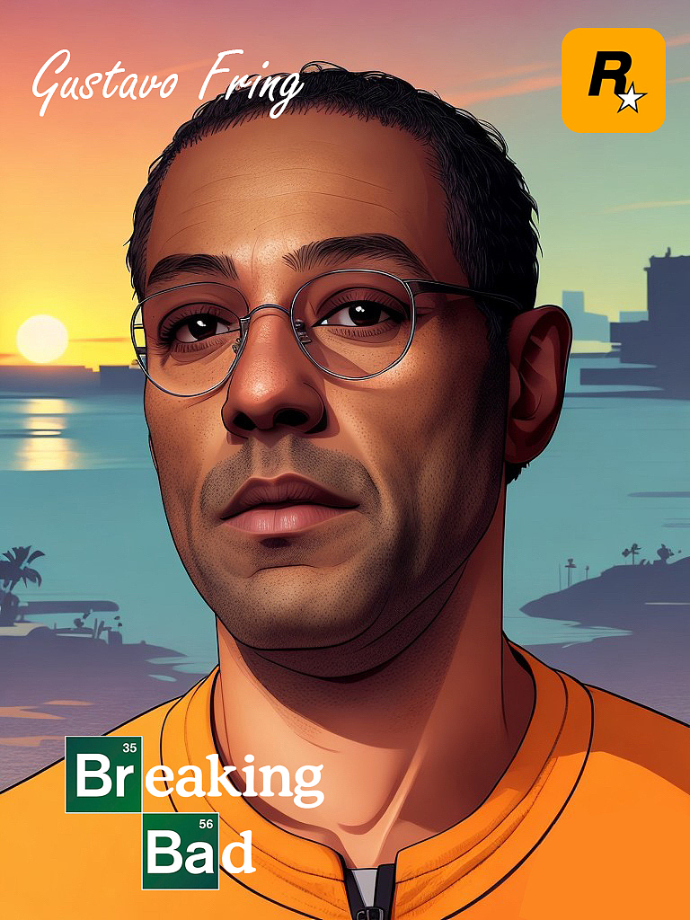 GTA版《絕命毒師》人物群像（圖ZMzU0MDQ4NTgw） - 藝術(shù)插畫 - 站酷設(shè)計師零度暗物質(zhì)原創(chuàng)素材 - 站酷ZCOOL