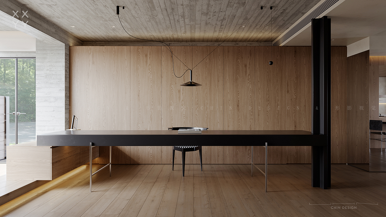 被称做家的地方~一层带小院之典范——CR渲染