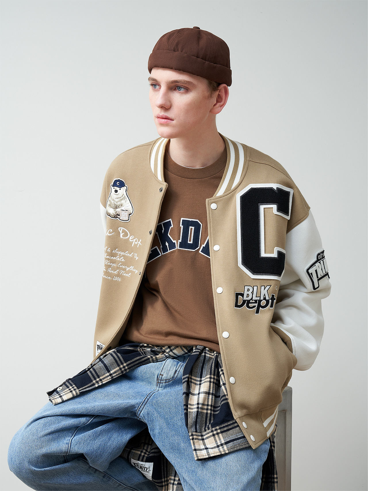 日系潮牌拍摄模特 国潮拍摄外模 秋冬男装拍摄衬衣外套（图ZMzQ3ODYwMTU2） - 人像摄影 - 站酷设计师优思模特Melo原创素材 - 站酷ZCOOL